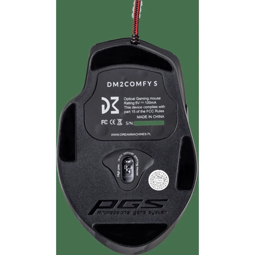Мишка Dream Machines DM2 Comfy S (DM2_COMFY_S): Максимальна роздільна здатність сенсора, dpi 12000