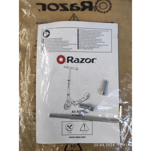 Самокат Razor A5 Air Black (Детские самокаты)(79012091)Stylus approved фото 6