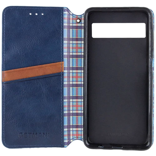 Чехол для телефонов Mobile Case Getman Cubic Blue for Google Pixel 7: Материал искусcтвенная кожа и термополиуретан
