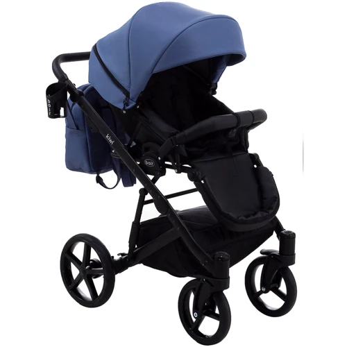 Коляска 2 в 1 Bair Kiwi Soft BKS-43 синій: Ширина шасі 58
