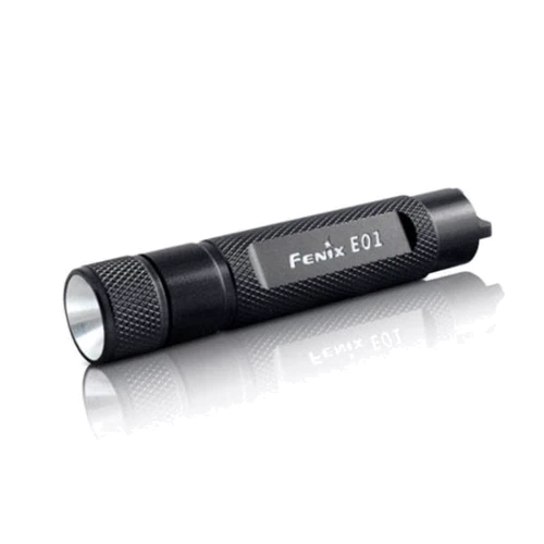 Ліхтар Fenix ​​E01 Black в подарунковій упаковці