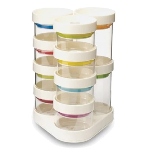 Емкость для хранения Набор емкостей для хранения специй Joseph Joseph SpiceStore Carousel Черный (81004) фото 4