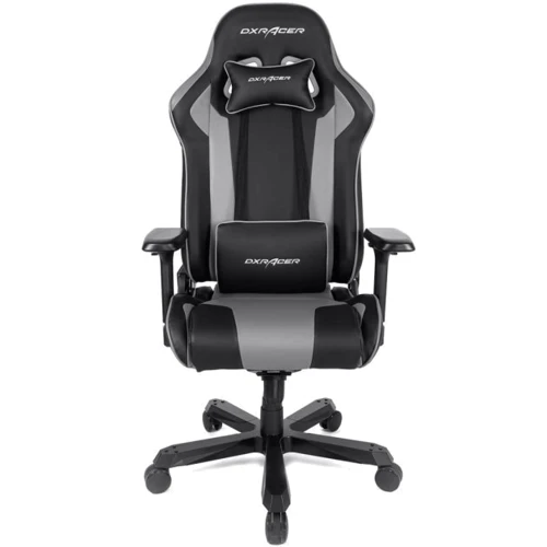Кресло DXRacer King черное-серое (GC-K99-NG-A3-01-NVF): Материал обивки Экокожа