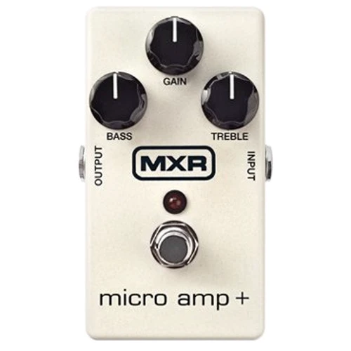 Педаль гитарных эффектов Педаль эффектов DUNLOP M233 MXR MICRO AMP+ STANDARD