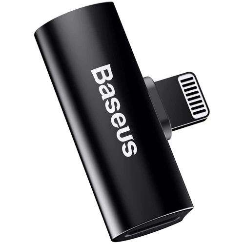 Адаптер Baseus Adapter L46 Lightning to 2xLightning Black (CAL46-01) фото 3