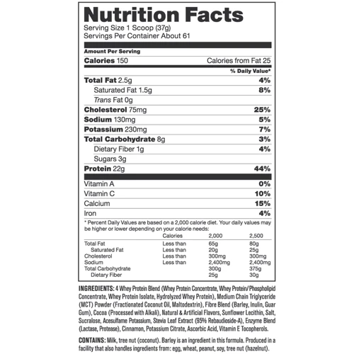 Протеин Mutant Whey 4540 g /122 servings/ Strawberry Cream: Вид Сывороточные