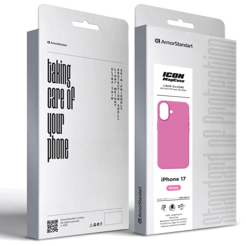 Чехол для iPhone ArmorStandart ICON2 MagCase Peony for iPhone 17 (ARM86671)