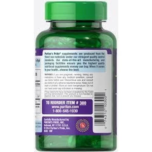 Puritan's Pride Soy Lecithin 1200 mg 100 Rapid Release Softgels: Форма выпуска Капсулы