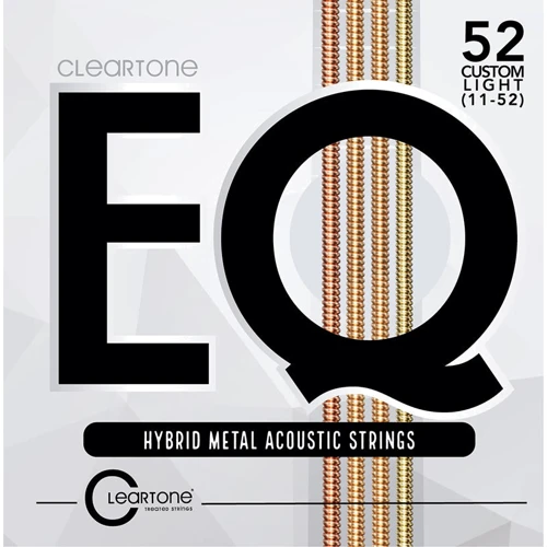 Струна для гитар Струны CLEARTONE 7811 EQ HYBRID METAL ACOUSTIC CUSTOM LIGHT 11-52
