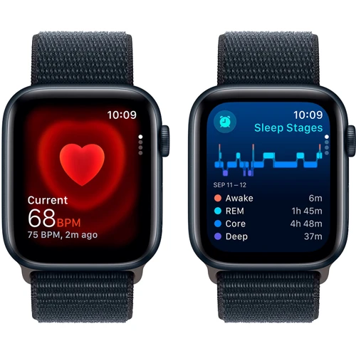 Apple Watch SE 2 2023 44mm GPS Midnight Aluminum Case with Midnight Sport Loop (MREA3) UA фото 7