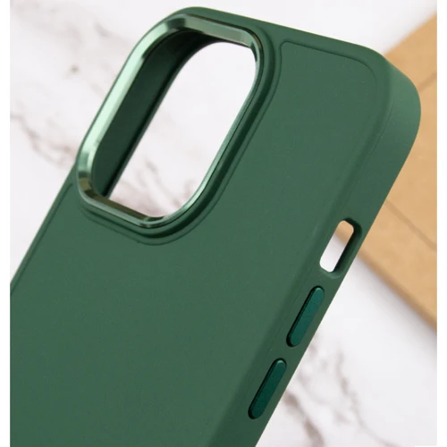 Чехол для iPhone TPU Case Bonbon Metal Style Army Green for iPhone 14 Pro: Тип аксессуара чехол