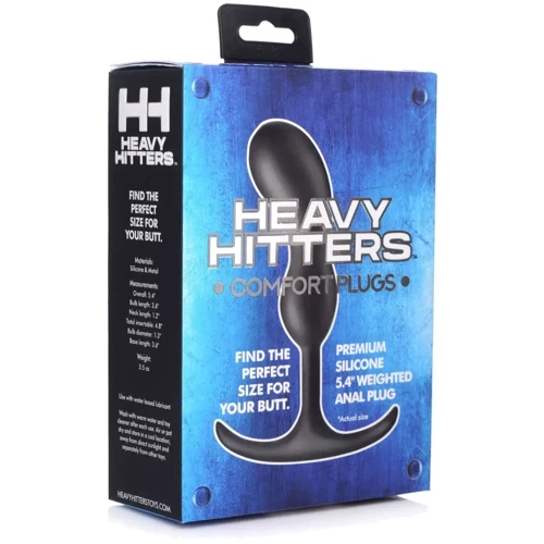 Анальная пробка Heavy Hitters Comfort Plugs S Prostate Plug (черный)