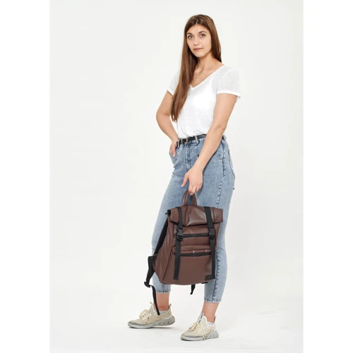 Женский рюкзак Sambag RollTop Zard шоколадный (24238020): Страна производитель Украина