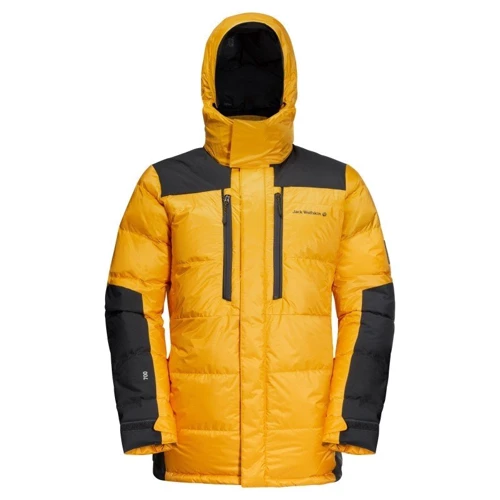 Пуховик Jack Wolfskin Tthe Cook Parka 1201914-3802 52 жовтий зимовий з капюшоном: Вид Пуховики