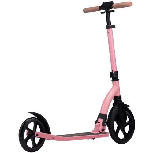 Самокат Miqilong Beagle розовый (BEAGLE-200-PINK): Материал колес полиуретан