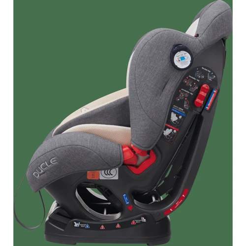 Автокресло Ducle Daily 0-25 кг Light Gray (8809399190284): Внутренние ремни 5-ти точечные, с мягкими накладками