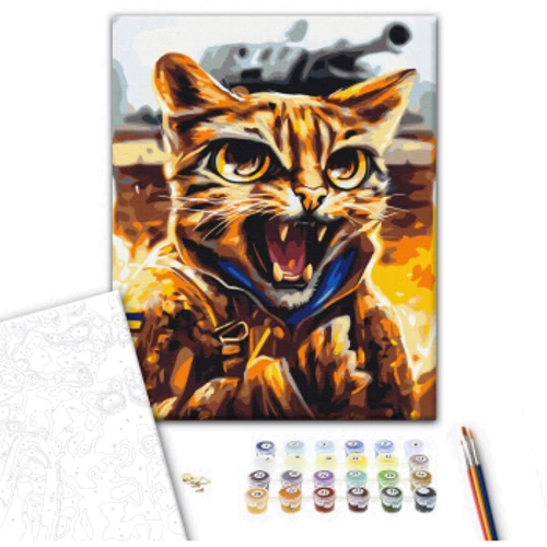 Картина по номерам Brushme Котик Леопард ©Марианна Пащук 40х50 см (BS53464): Производитель Brushme