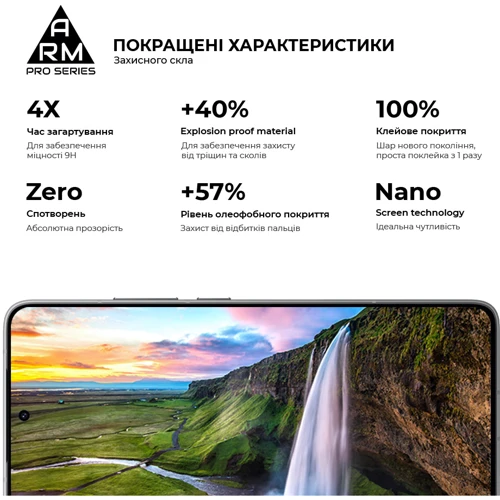 ArmorStandart Tempered Glass Pro Black for Poco F7 Pro (ARM80413) фото 6