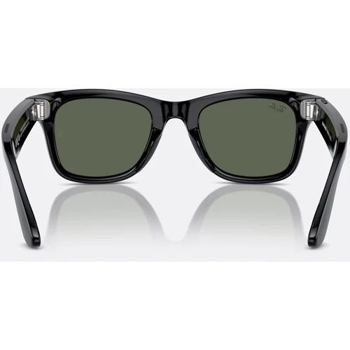 Смарт-очки Ray-Ban Meta Wayfarer Shiny Black Frame Green Lenses size L (RW4006 601/71 53-22) фото 3