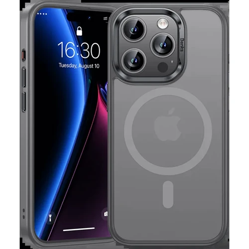 Чехол для iPhone Benks MagClap Mist Protective Natural Titanium for iPhone 15 Pro Max