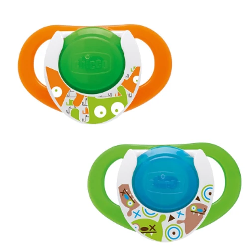 Пустышка Chicco Physio, латекс, 12 м+ (2шт) (72924.41)