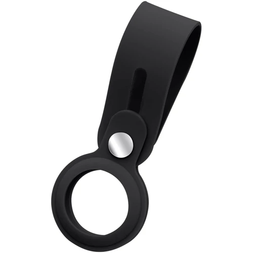 ArmorStandart Silicone Loop with Button Black for AirTag (ARM58999)