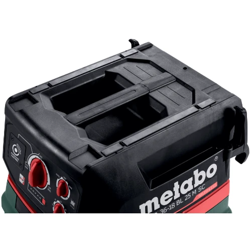 Строительный пылесос Metabo ASR 36-18 BL 25 M SC (602046850): Объем контейнера для мусора, л 25