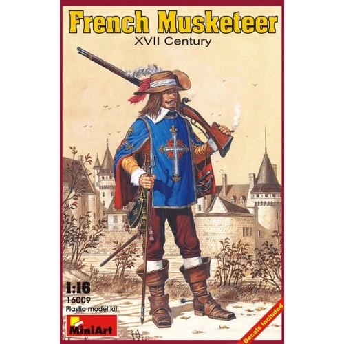 Фігурка Miniart Французький мушкетер, XVII століття (MA16009)