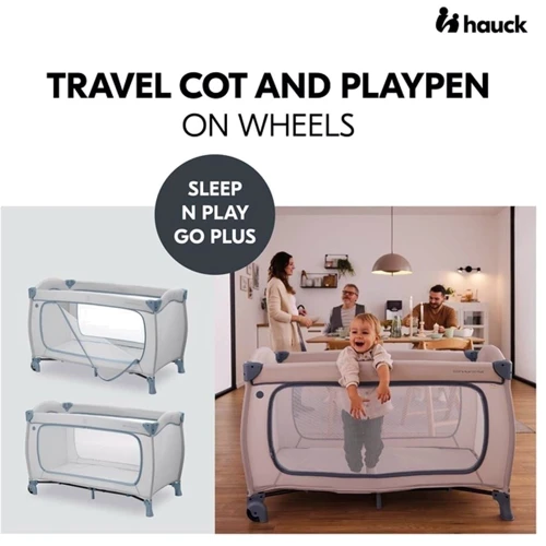Детский манеж-кроватка Hauck Sleep N Play Go Plus Dusty Mint (60088-7)