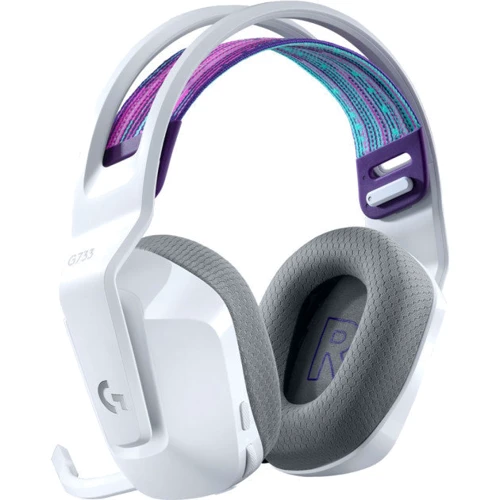 Наушники Logitech G733 Lightspeed Wireless RGB Gaming Headset White (981-000883): Тип конструкции полноразмерные