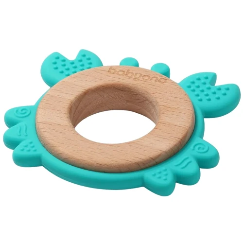 Прорезыватель для зубов BabyOno деревянно-силиконовый Краб голубой (1075/02): Производитель BabyOno