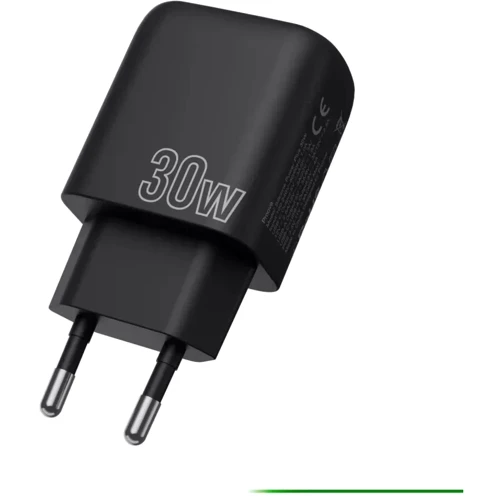 Зарядний пристрій Proove Wall Charger USB-C+USB Silicone Power Plus 30W Black: Кабель в комплекті отсутствует