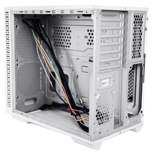 Корпус Chieftec UK-02W-OP: Материал передней панели пластик