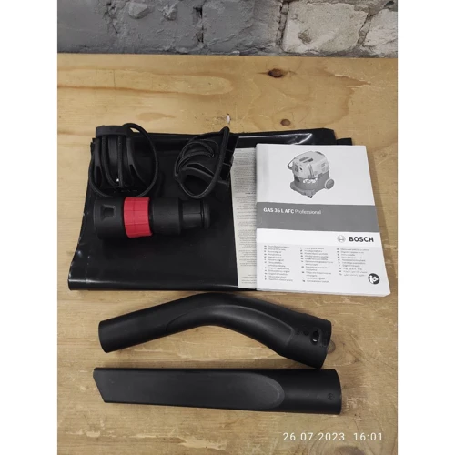 Будівельний пилосос Bosch GAS 35 L AFC (06019C3200) (Пилососи) (78910241) Stylus Approved: Причина уцінки Товар новый, рабочий, в использовании не был. Комплект полный, нетоварный вид упаковки