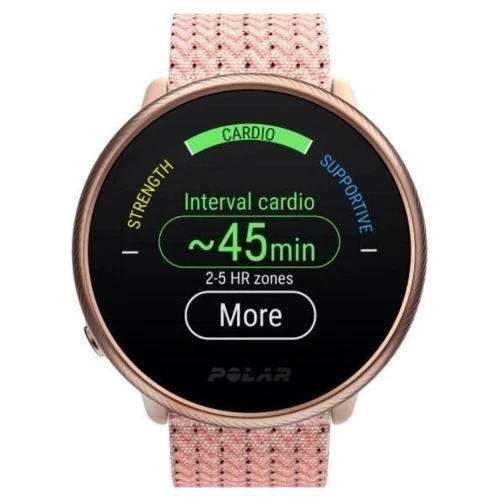 Смарт-часы Polar Ignite 2 Pink-Rose S/M (90085186): Дисплей IPS TFT (240х204)
