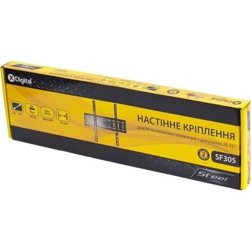 Кронштейн для ТБ X-DIGITAL STEEL 22-42" SF305 Black