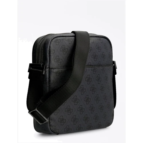 Мужская сумка через плечо Guess Еzzola Smart Tp Zp Xbody Flat черная (HMEVZZP2158-BLA): Пол Мужской