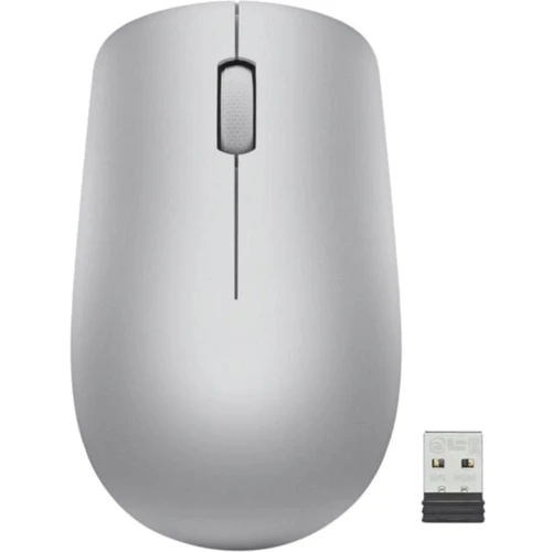 Мишка Lenovo 530 Wireless Mouse Platinum Gray (GY50Z18984): Ергономіка симметричная для левшей