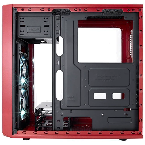 Корпус Fractal Design Focus G Mystic Red (FD-CA-FOCUS-RD-W): Материал передней панели сталь