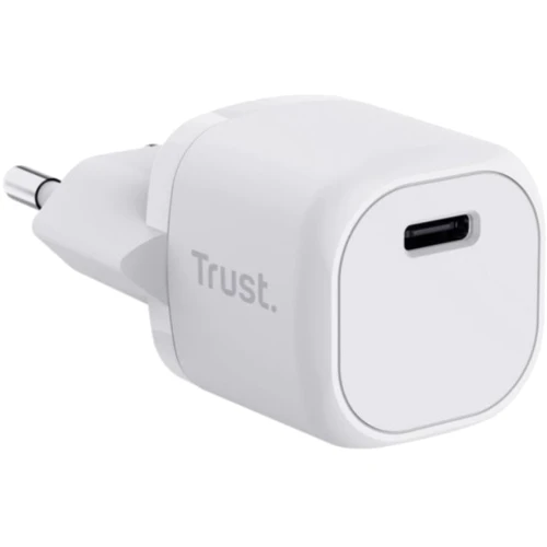 Зарядний пристрій Trust Wall Charger Maxo USB-C 20W White (25205_TRUST): Особливості USB-C, Быстрая зарядка, Power Delivery (PD)