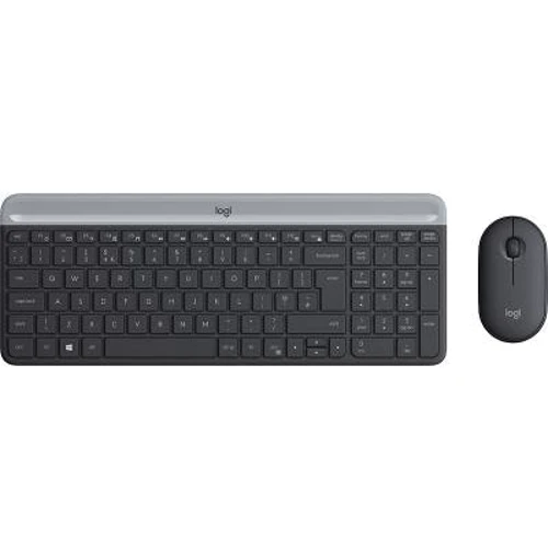 Комплект бездротовий Logitech MK470 Wireless Slim Graphite (920-009206, 920-009204)
