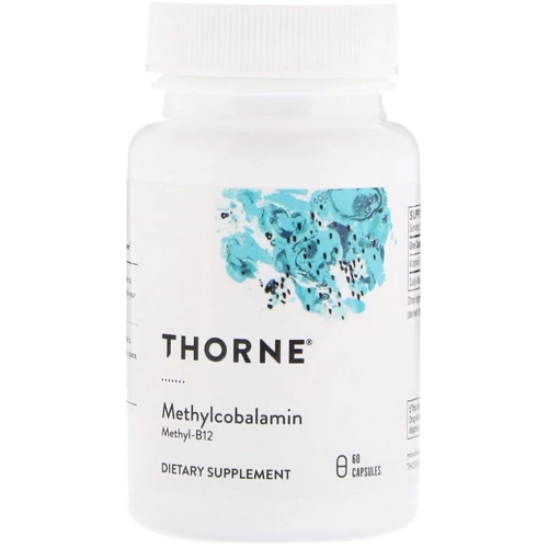 Thorne Research Methylcobalamin 60 Veg Caps Витамин В12 (метилкобаламин)