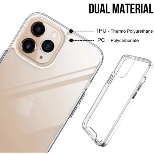 Чехол для iPhone TPU Case Space Transparent for iPhone 15 Pro: Тип чехла накладка на заднюю часть