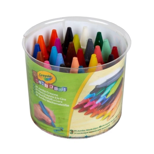 Набір для творчості Crayola Mini Kids великої воскової крейди 24 шт (256243.112): Стать Мальчик, Девочка