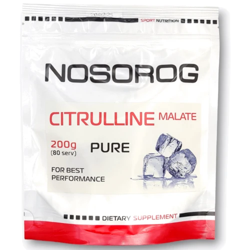 Аминокислота для спорта Nosorog Nutrition Citrulline Malate 200 g / 80 servings / Unflavored