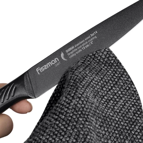 Нож Fissman SHINAI graphite универсальный 13 см (2487) фото 7