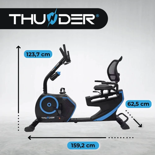 Велотренажер THUNDER OPAL черно-синий (OPAL)