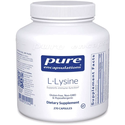 Pure Encapsulations l-Lysine 500 mg 270 caps (PE-01242)