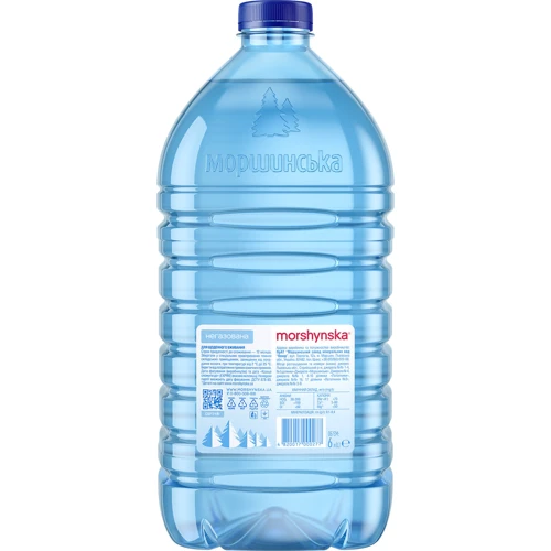 Вода Моршинська минеральная природная столовая негазированная 2х6 л (DS48200170006042): Степень газирования Без газа