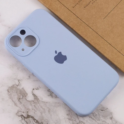 Чехол для iPhone Mobile Case Silicone Case Full Camera Protective Lilac Blue for iPhone 14: Тип чехла накладка на заднюю часть
